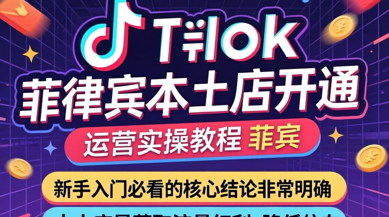 TikTok 菲律宾本土店开通 运营实操教程