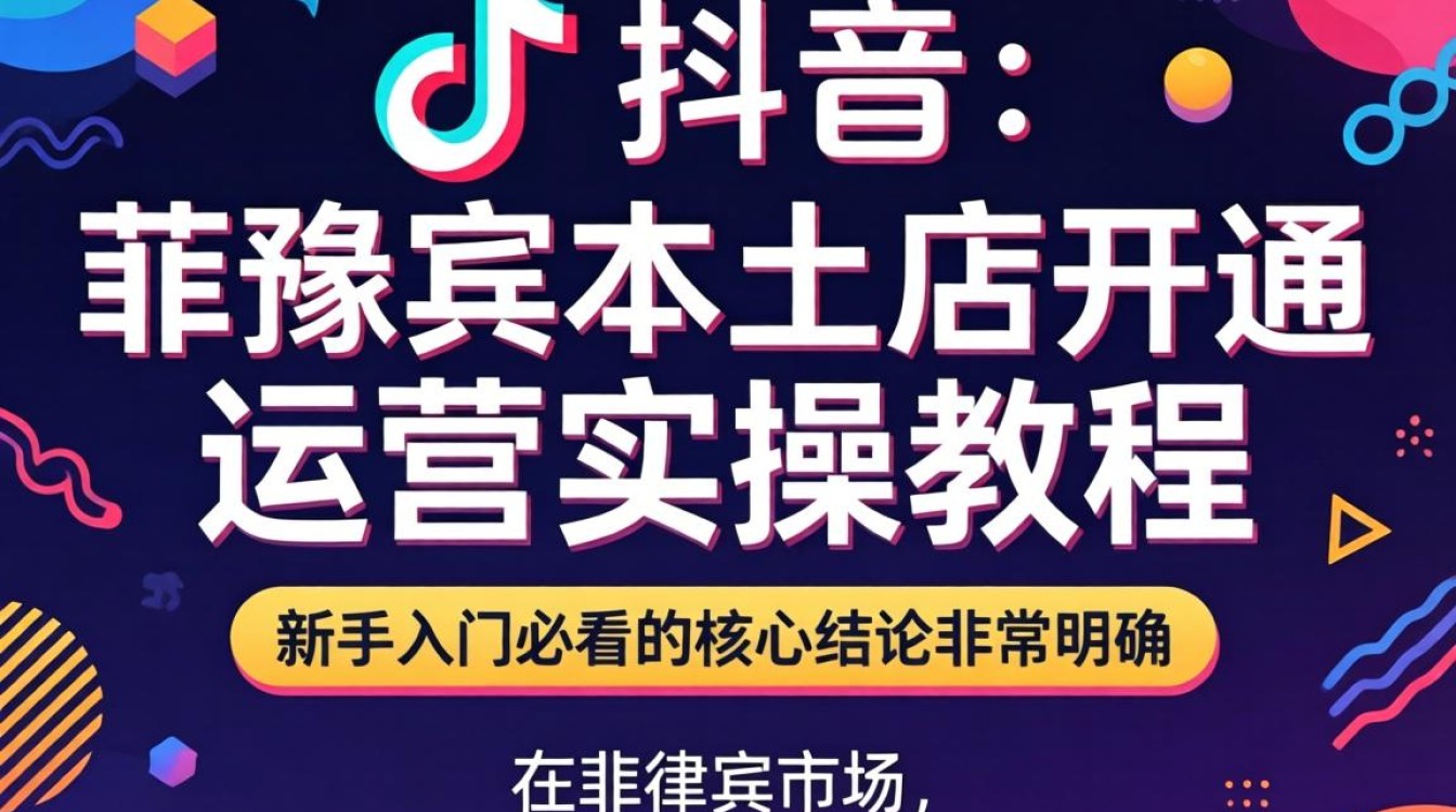 TikTok 菲律宾本土店开通 运营实操教程