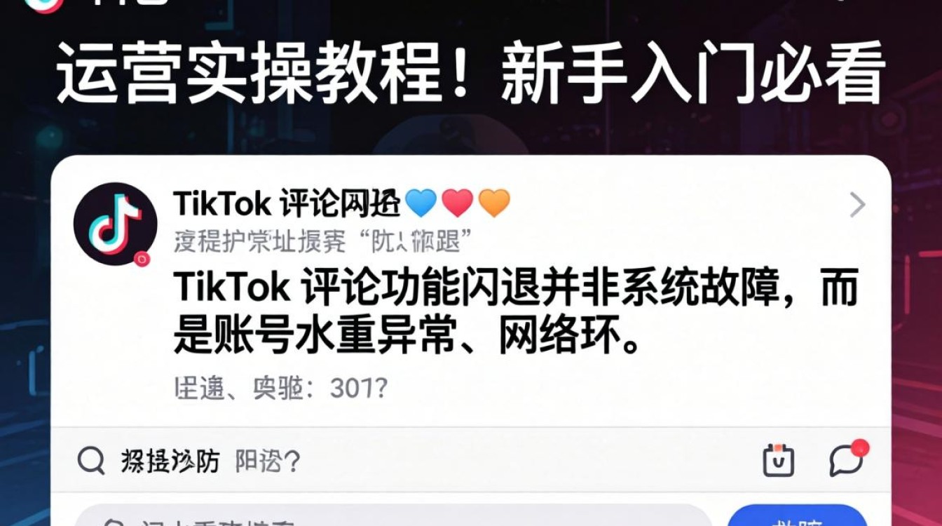 TikTok 评论时闪退怎么办