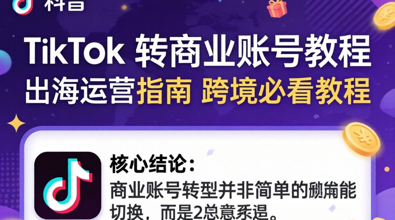 TikTok 转商业账号教程