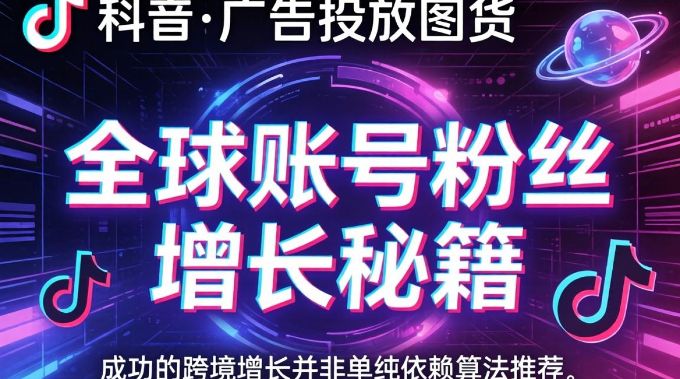 TikTok 广告投放带货全球账号粉丝增长秘籍