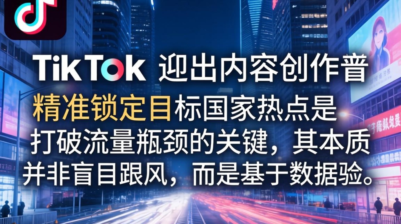 TikTok 如何查看国家热点
