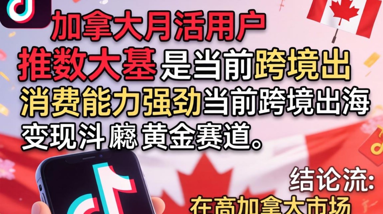 TikTok 加拿大月活用户数及出海变现完整教程