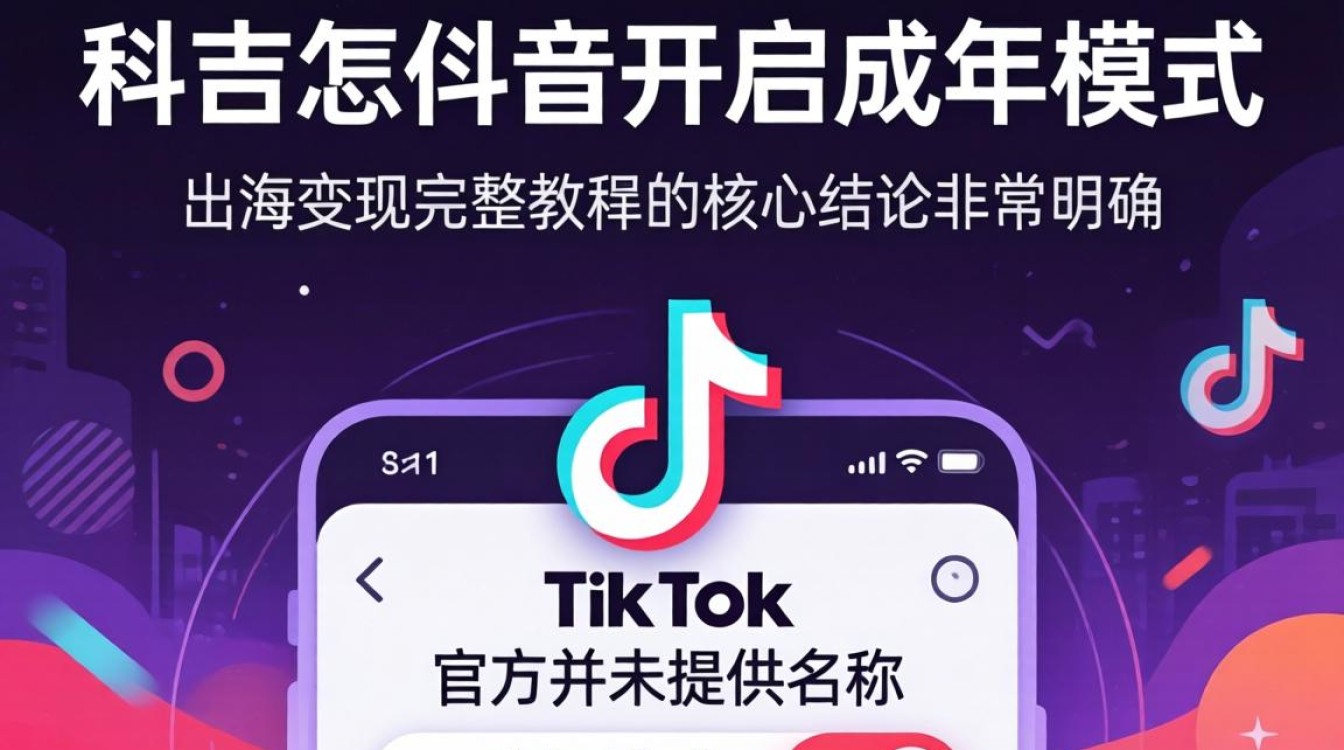 TikTok 怎么开启成年模式
