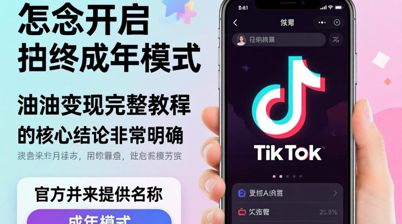 TikTok 怎么开启成年模式