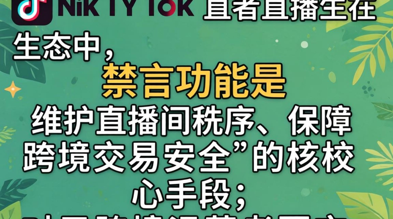 TikTok 直播禁言怎么操作