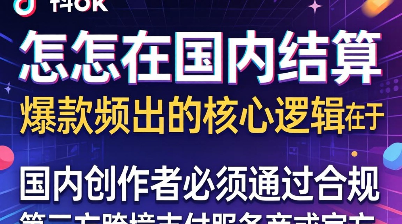 TikTok 怎么在国内结算