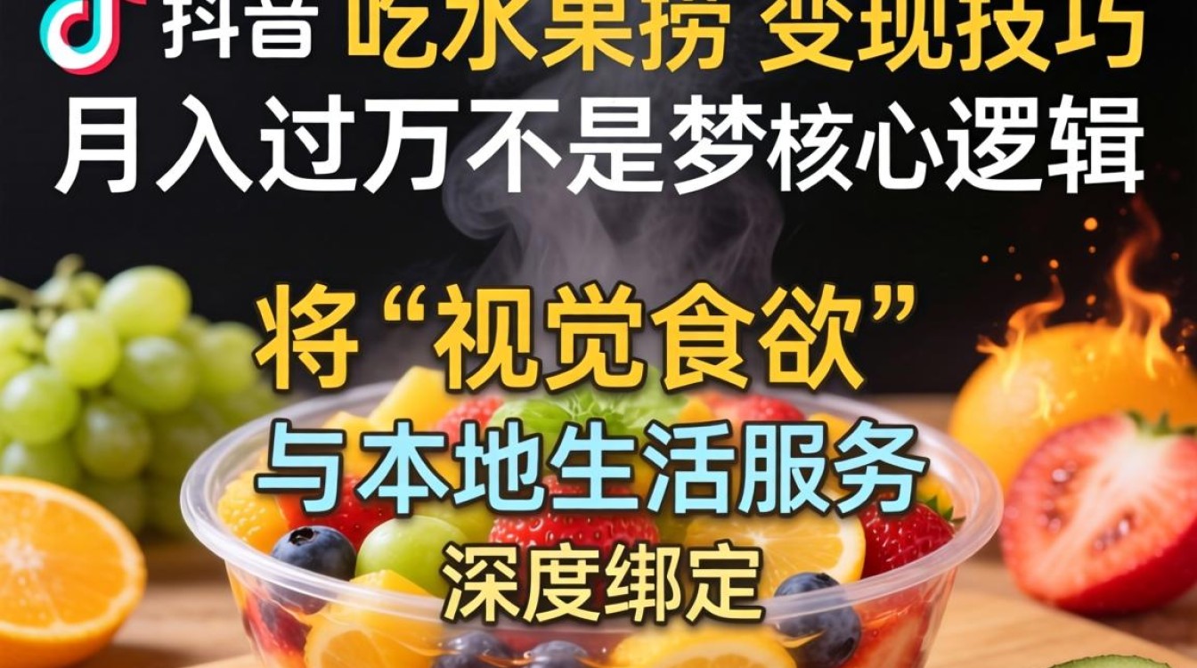 TikTok 水果捞月入过万技巧