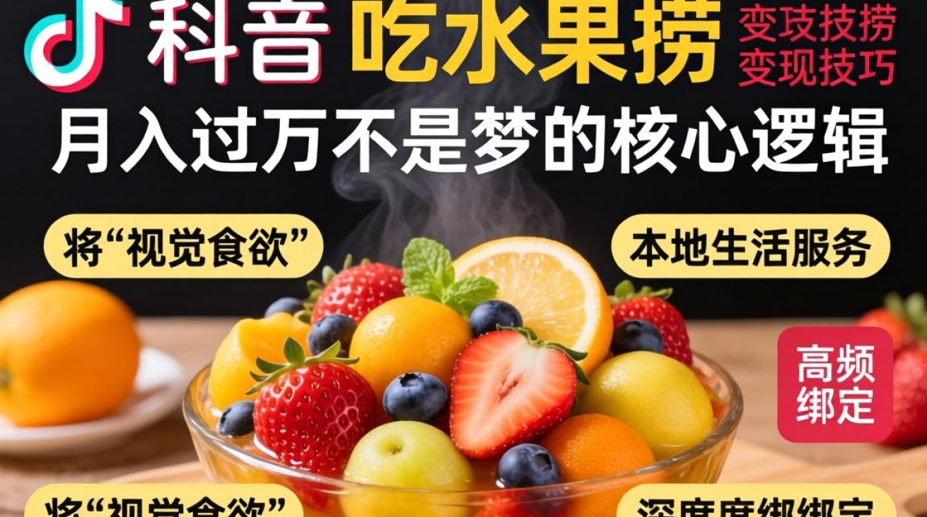TikTok 水果捞月入过万技巧