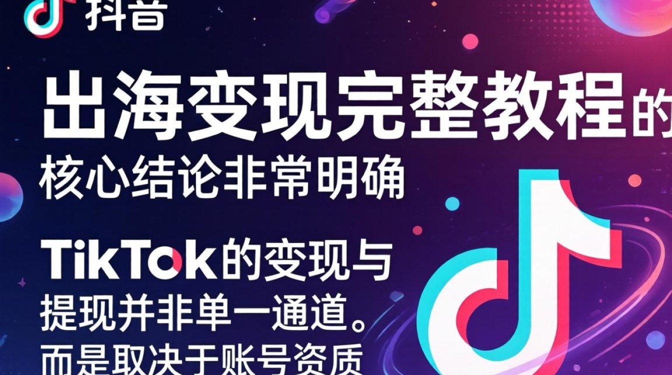 TikTok 提现教程及出海变现完整攻略