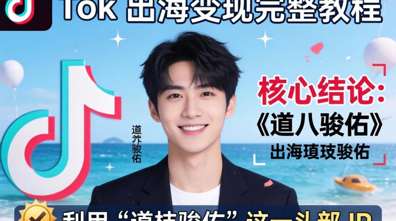TikTok 道枝骏佑 出海变现完整教程