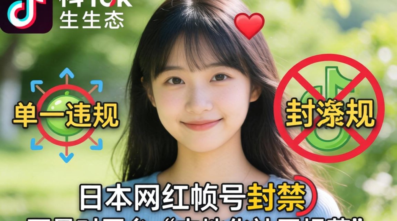 日本tiktok女网红如何避免违规被封