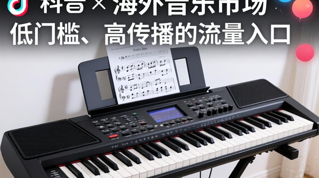 TikTok 电子琴简谱 海外市场入局指南