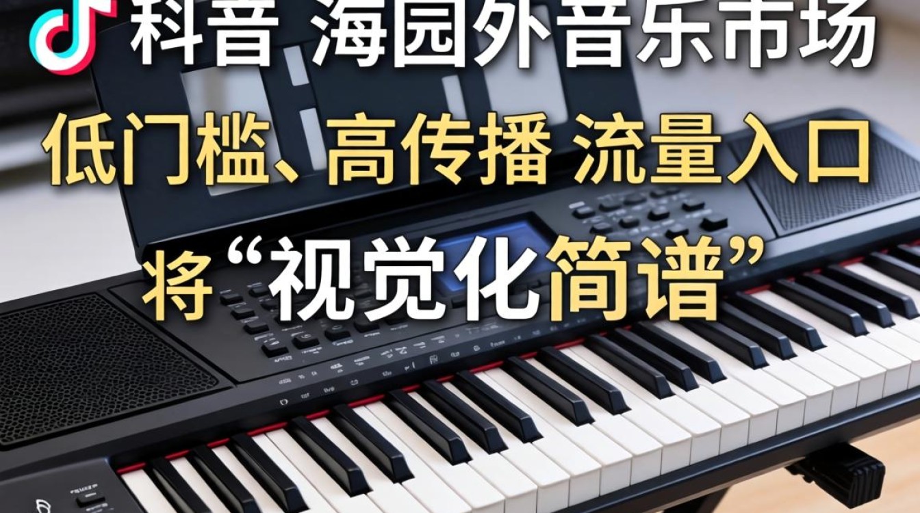 TikTok 电子琴简谱 海外市场入局指南