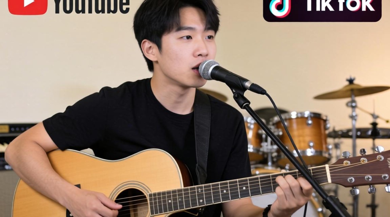 YouTube 韩国妹子吉他弹唱 TikTok 爆火了吗
