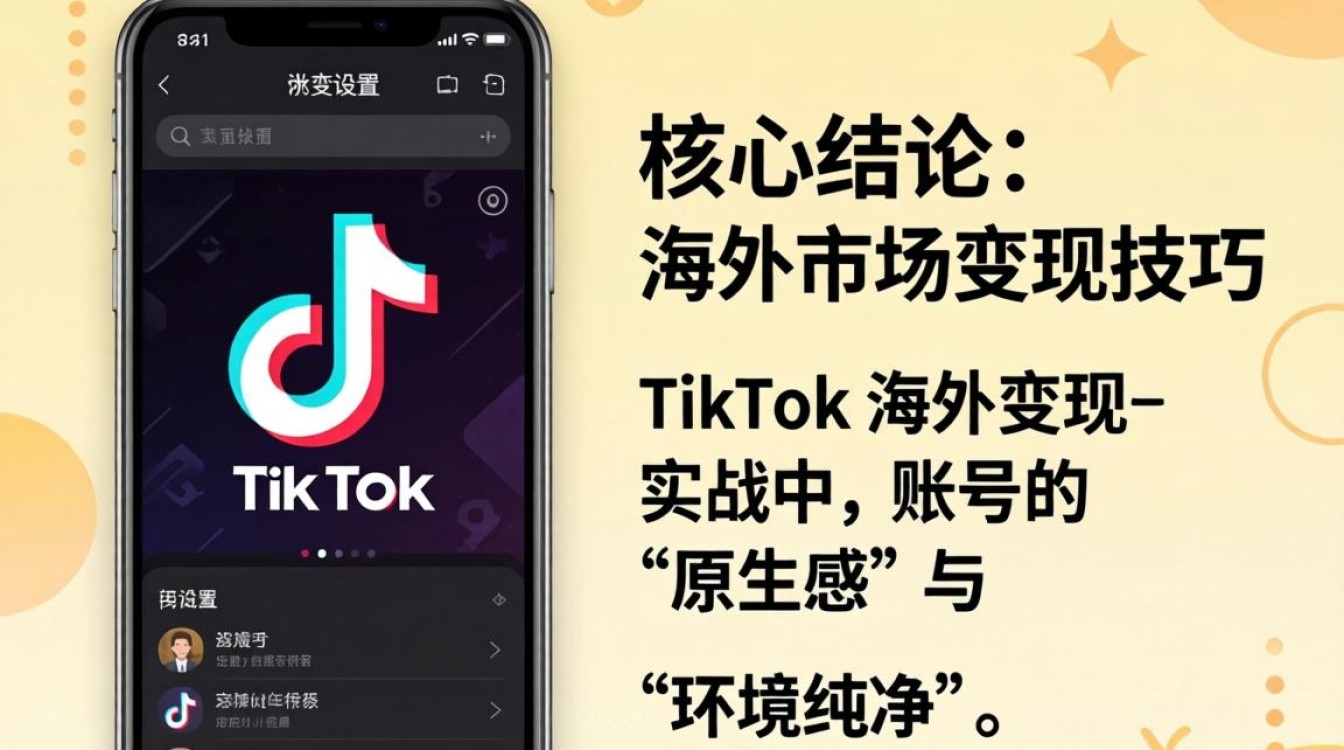 TikTok 前手机设置