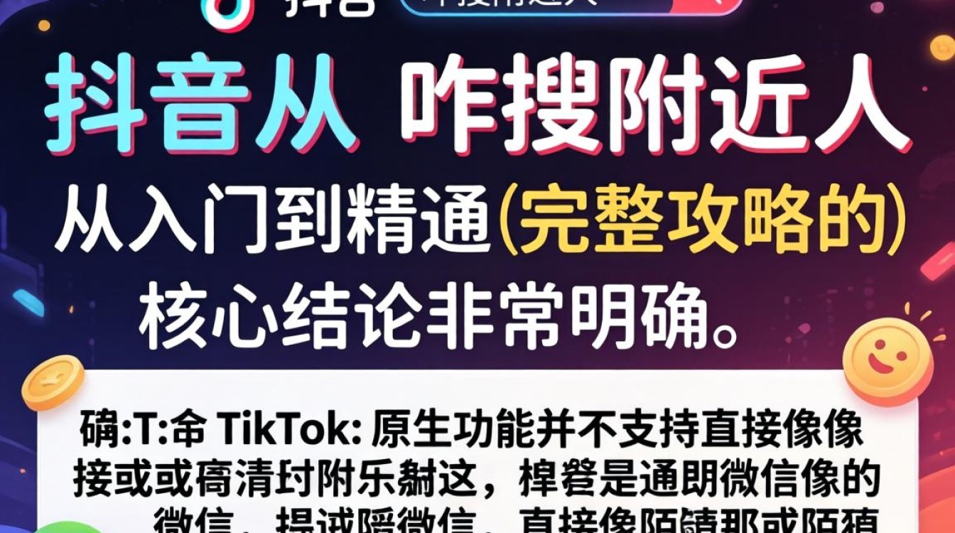 TikTok 附近人怎么找