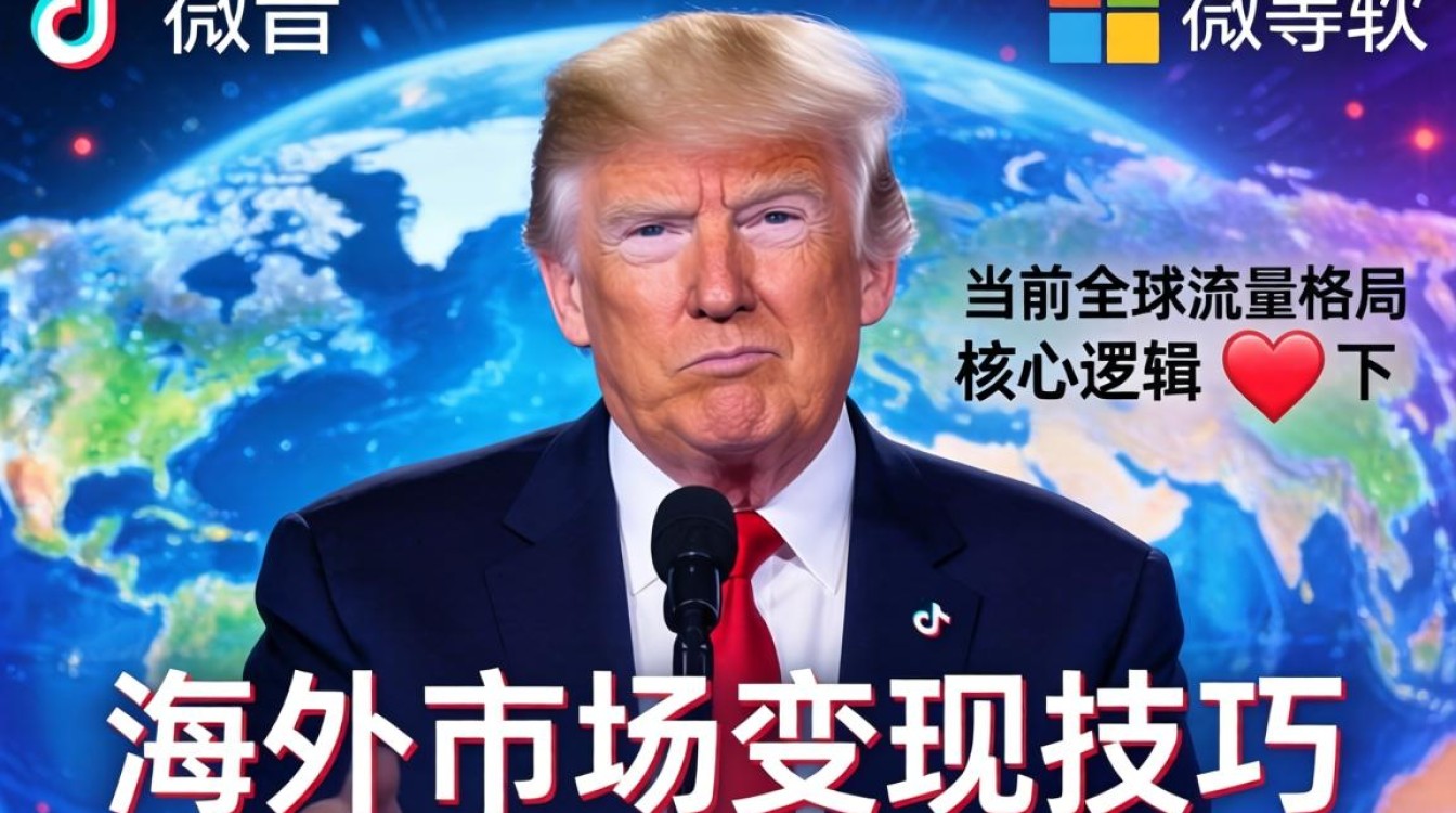 TikTok 微软特朗普 海外市场变现技巧