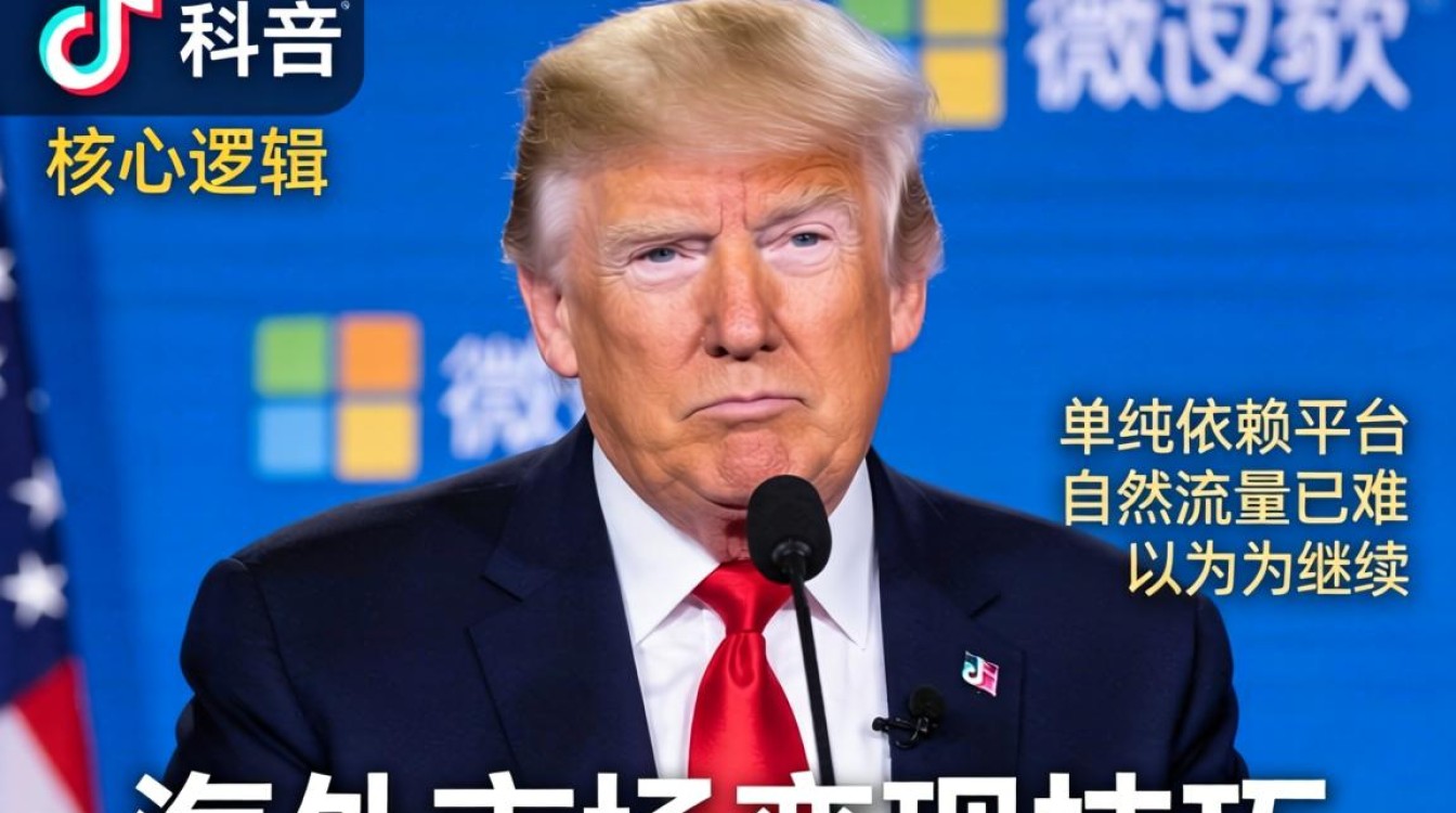 TikTok 微软特朗普 海外市场变现技巧