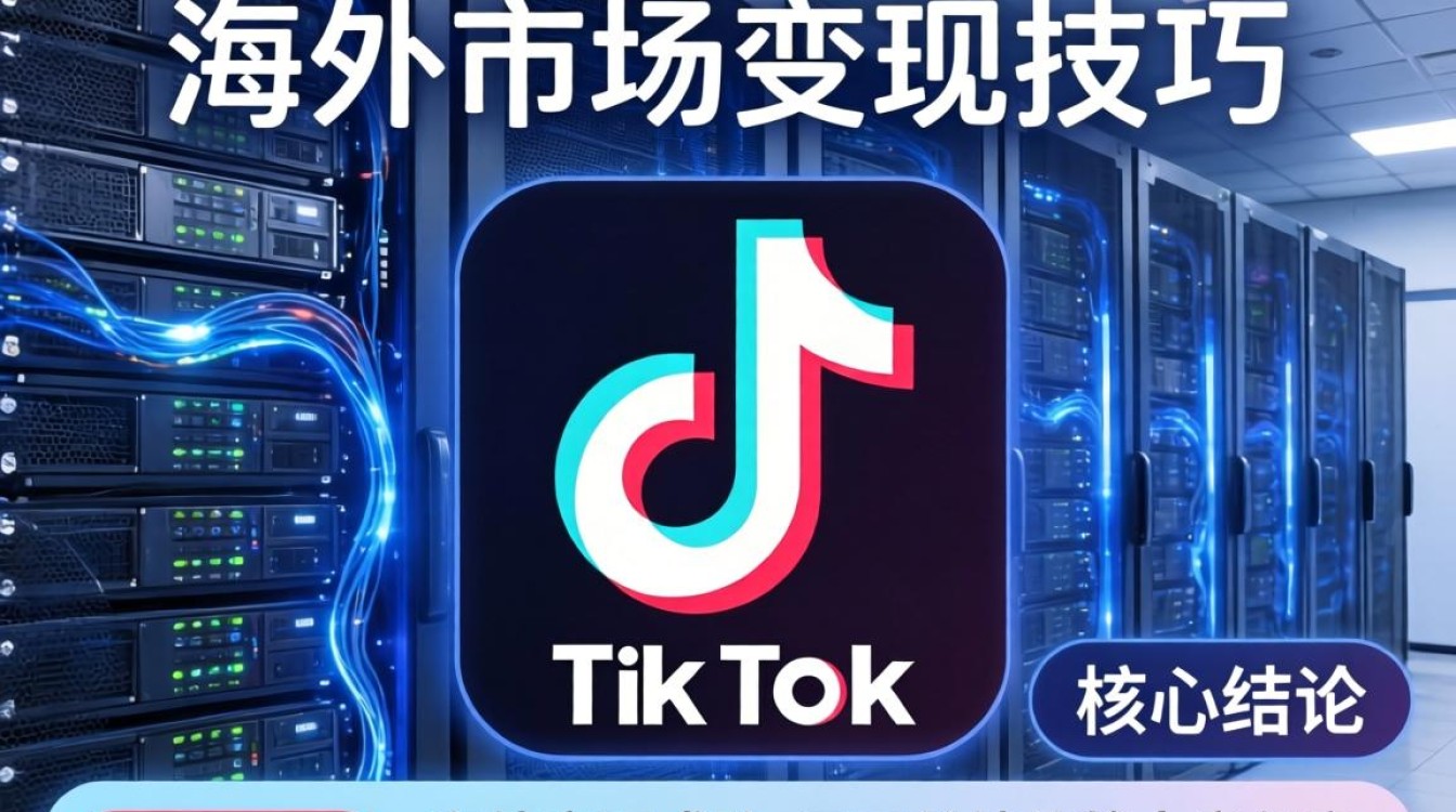 TikTok 的服务器 海外市场变现技巧