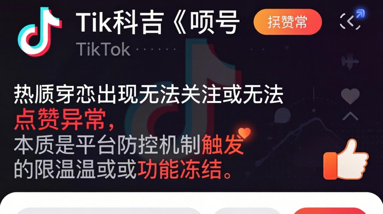 TikTok 无法关注和喜欢怎么办