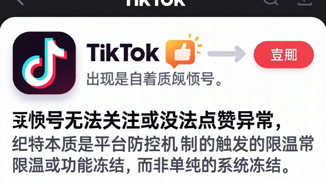 TikTok 无法关注和喜欢怎么办