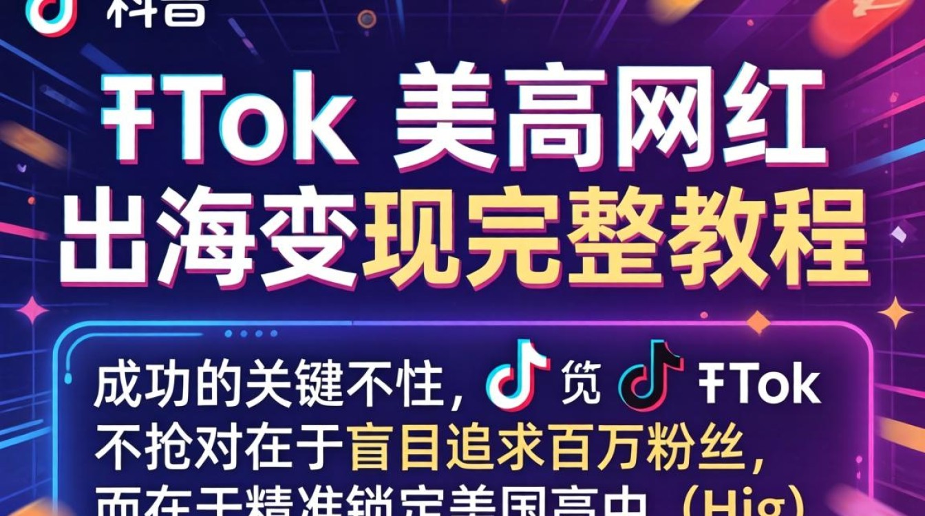 TikTok 美高网红出海变现完整教程怎么做