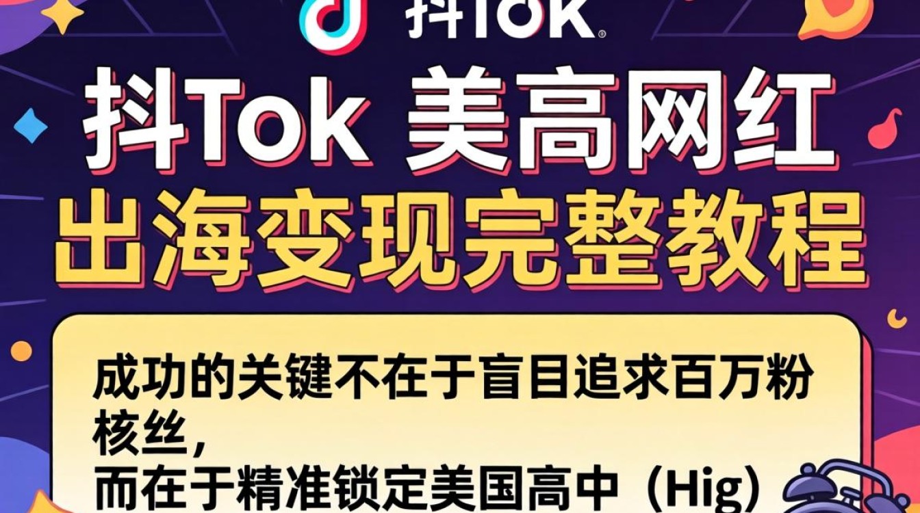 TikTok 美高网红出海变现完整教程怎么做