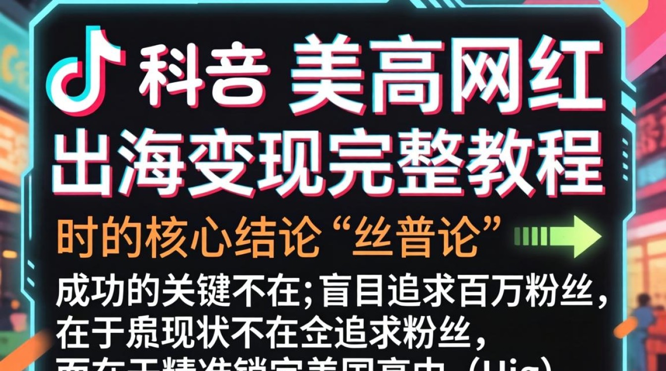 TikTok 美高网红出海变现完整教程怎么做