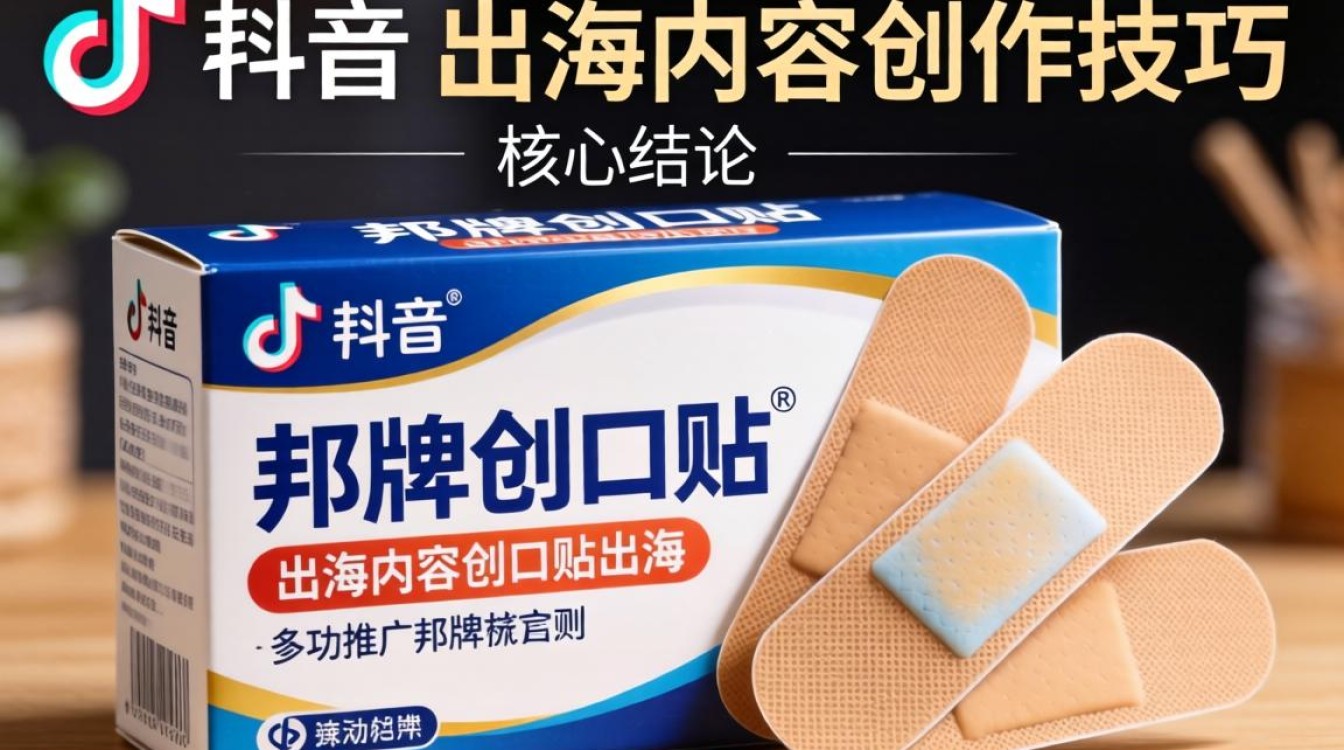 为什么邦牌创口贴 TikTok 出海内容难做