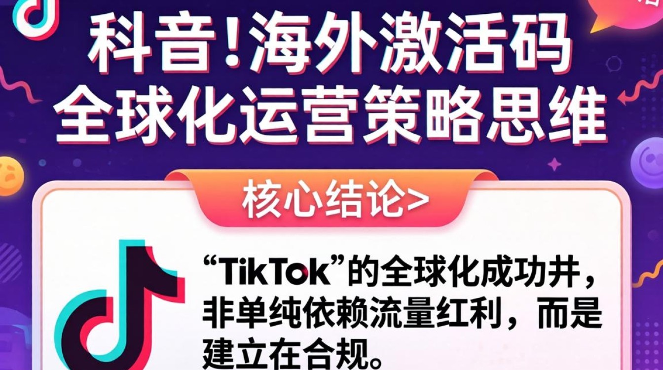 TikTok 激活码获取与全球运营策略