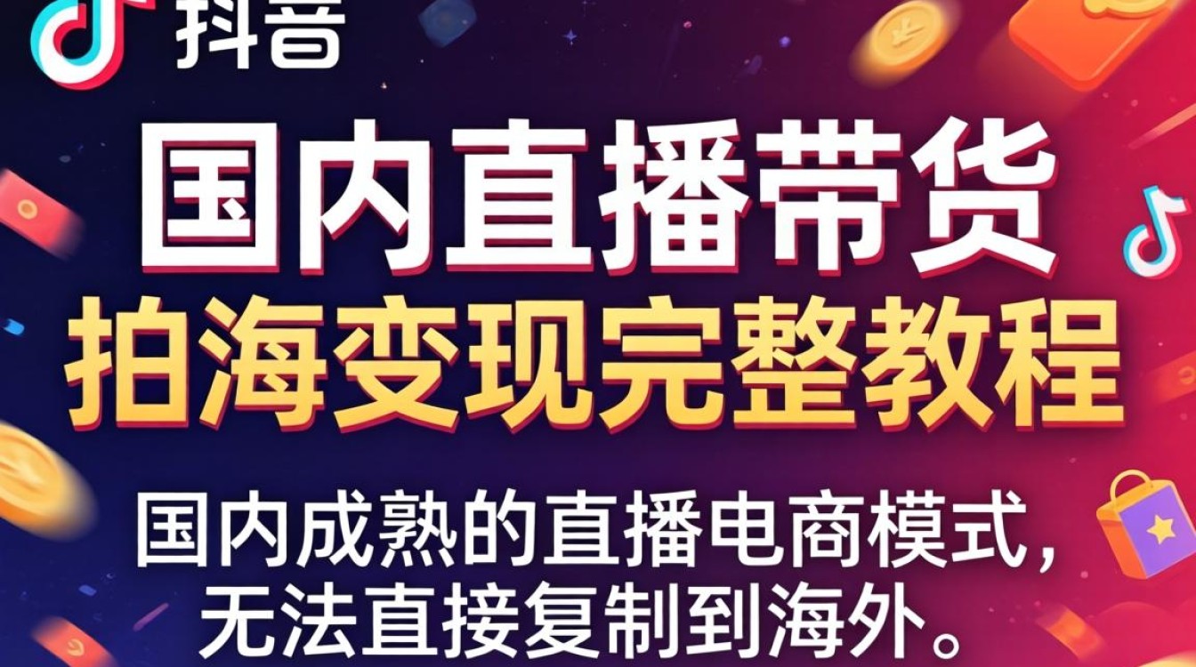 TikTok 国内直播带货 出海变现完整教程
