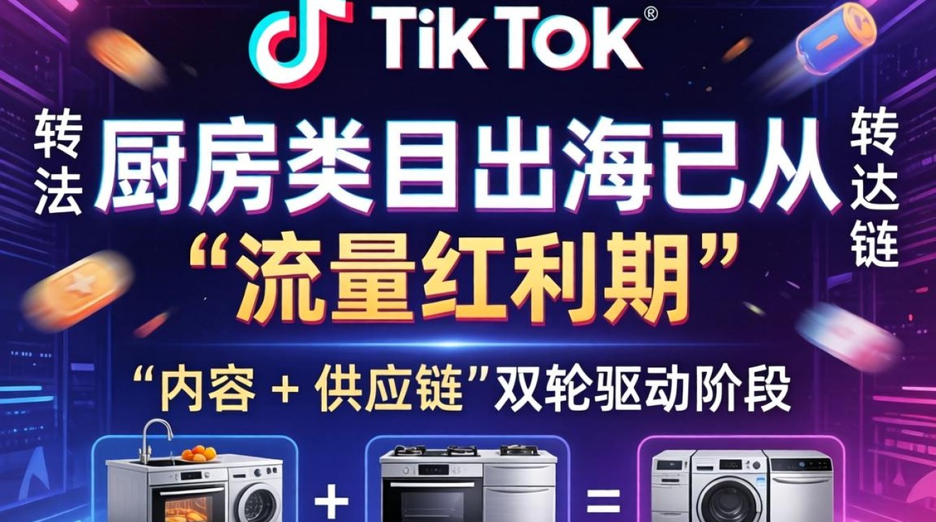 TikTok 厨房类目爆品独立站建站海外电商指南
