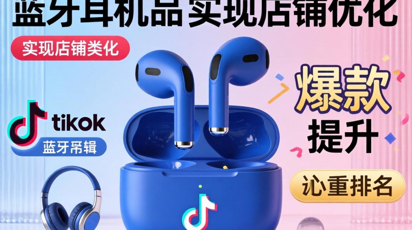 蓝牙耳机tiktok爆款怎么优化店铺权重排名