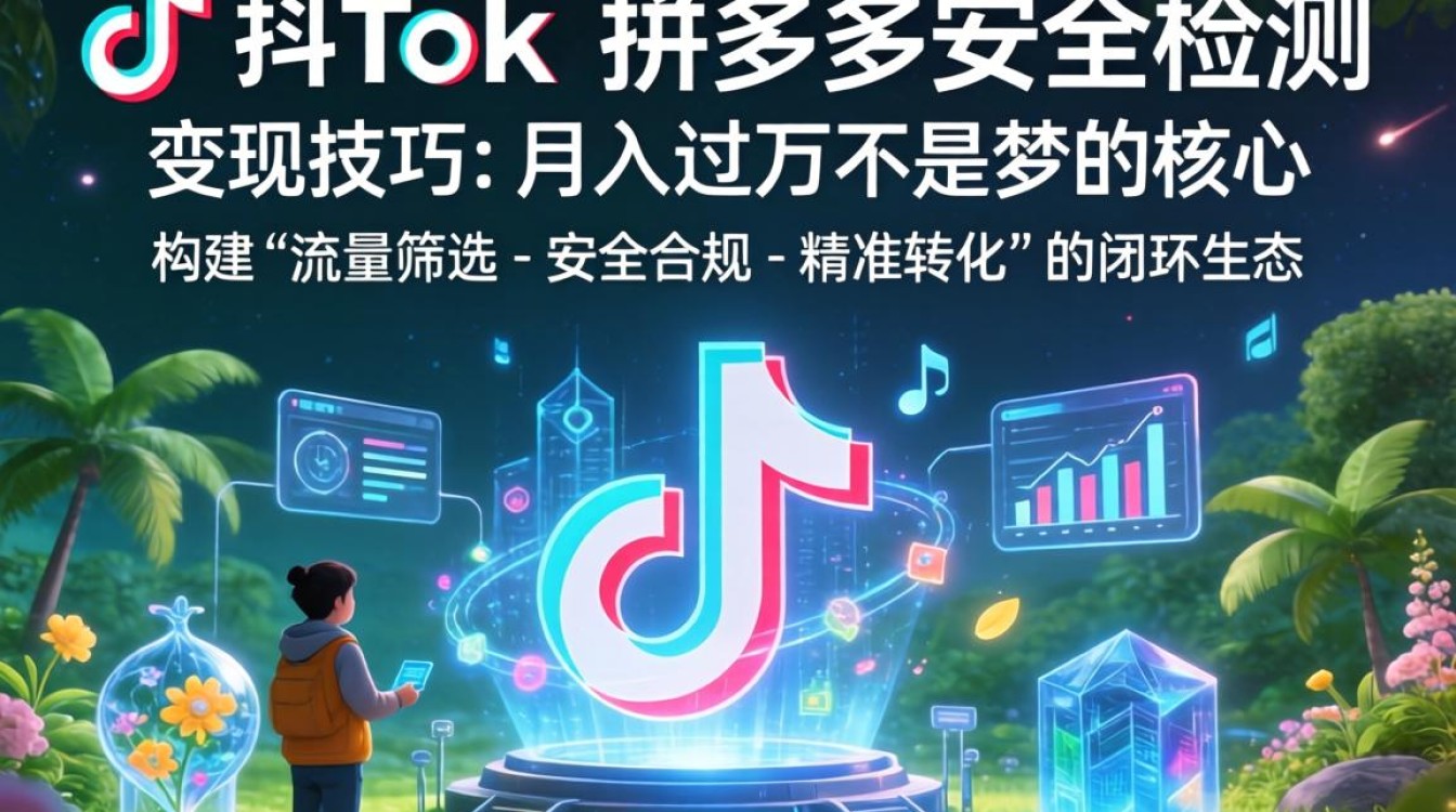 TikTok 拼多多安全检测变现技巧