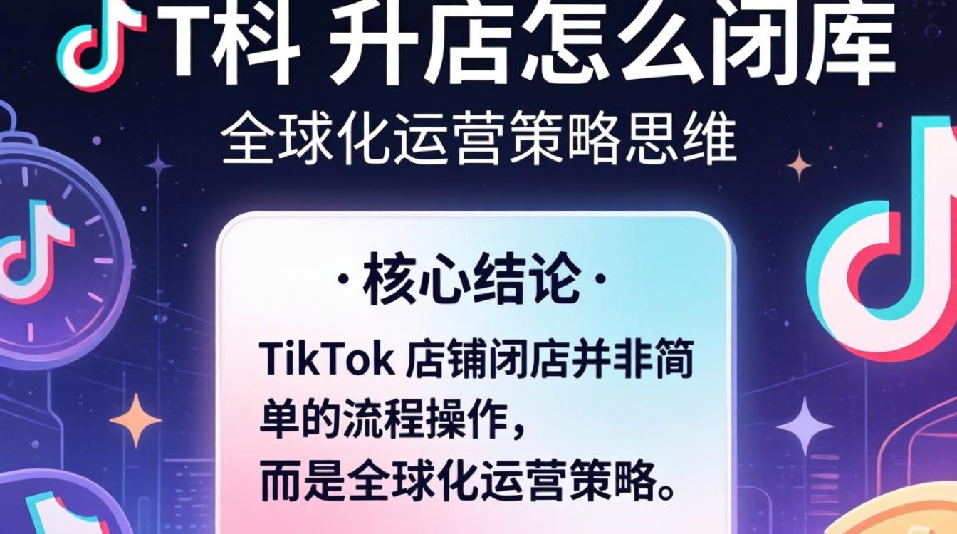 TikTok 店铺注销流程及全球运营策略