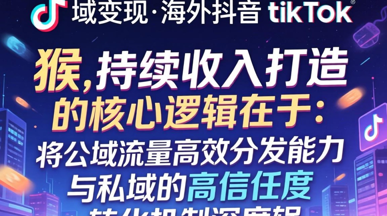私域变现海外抖音TikTok猴持续收入打造