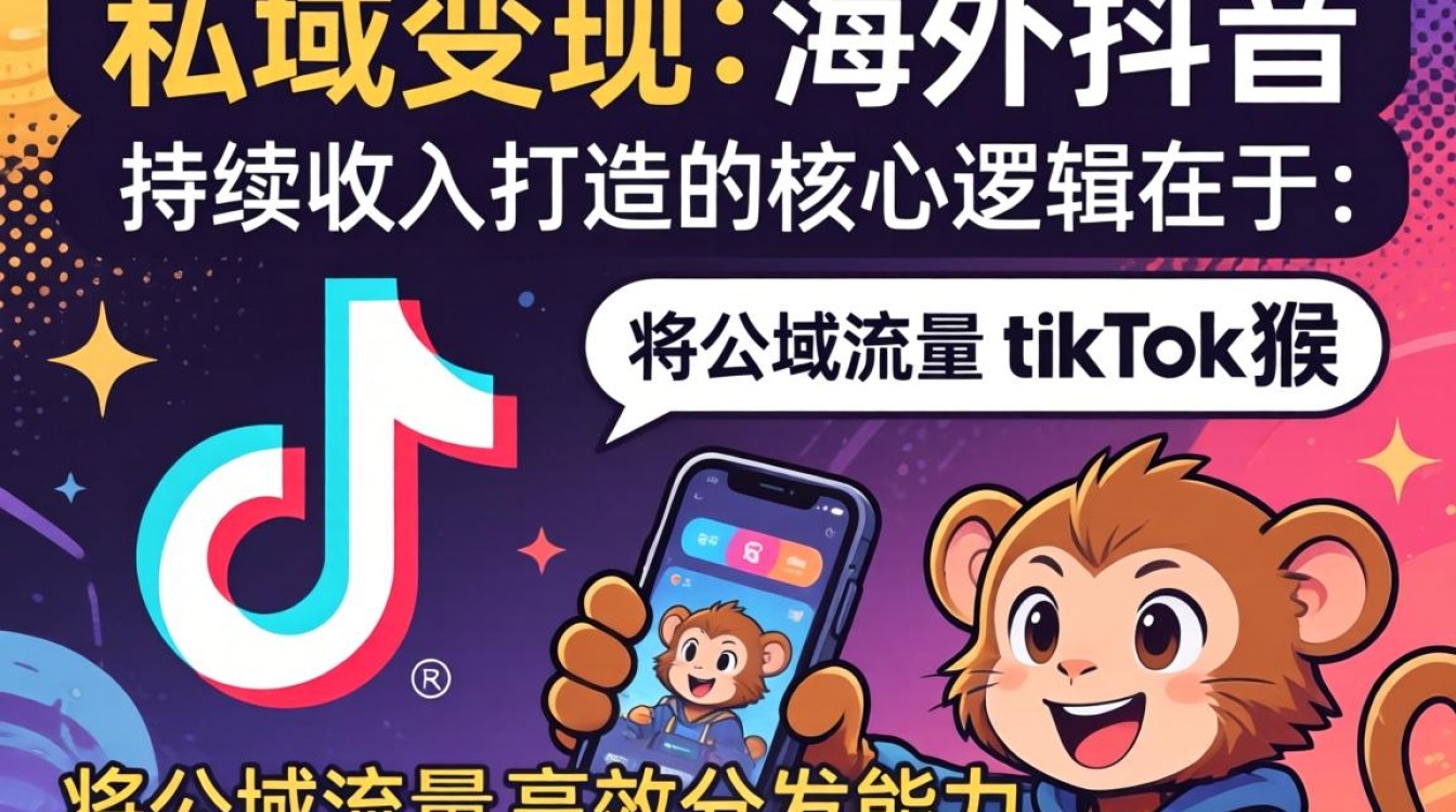 私域变现海外抖音TikTok猴持续收入打造