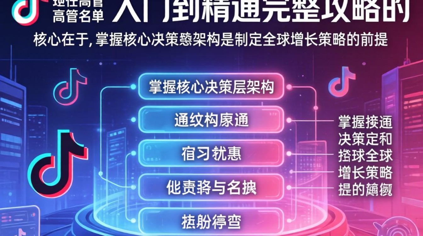TikTok 现任高管名单是什么