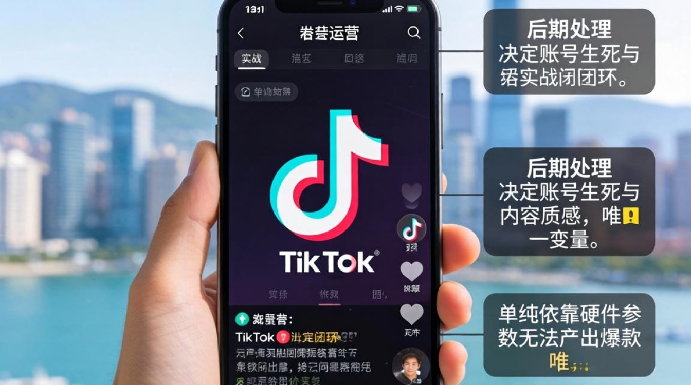 港版手机运营TikTok后期处理怎么做