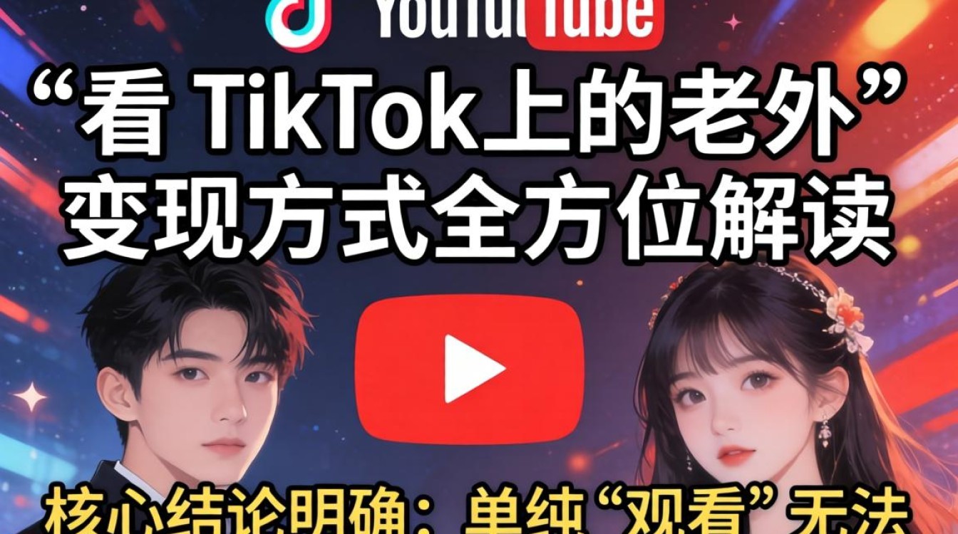 YouTube 看 TikTok 上的老外怎么变现