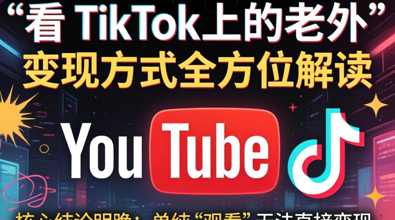 YouTube 看 TikTok 上的老外怎么变现