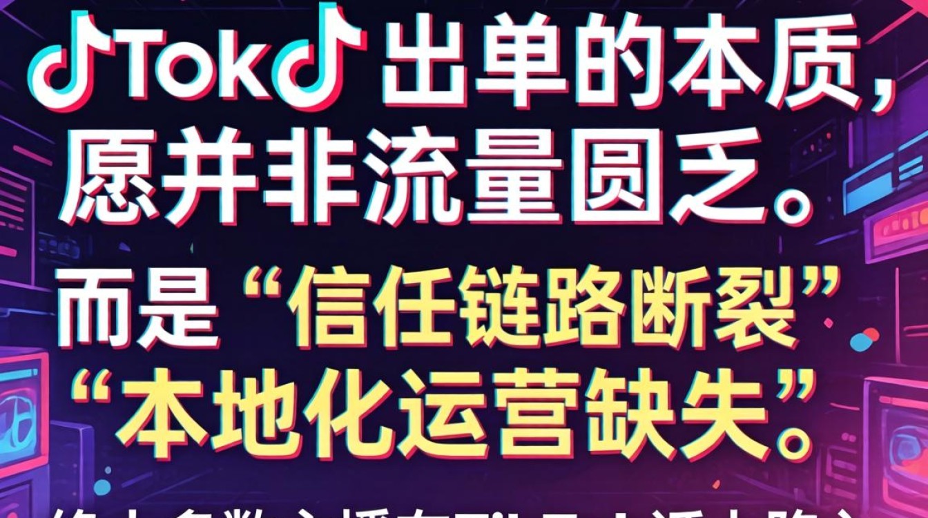 TikTok 不出单如何解决及海外市场变现技巧