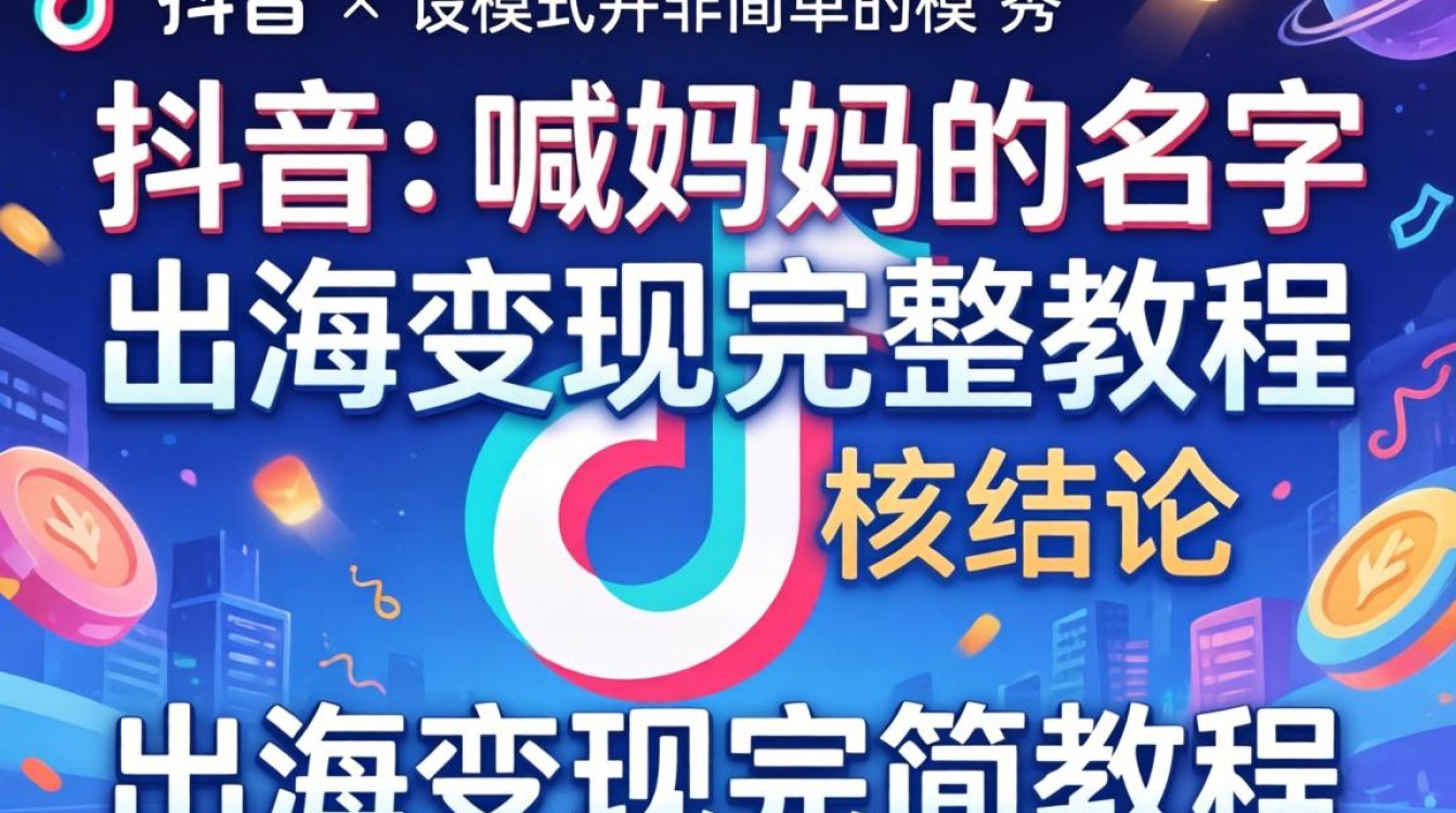TikTok 喊妈妈的名字 出海变现完整教程