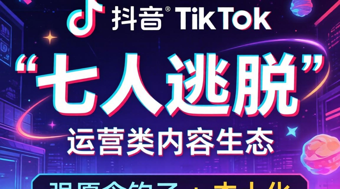 抖音七人逃脱 TikTok 运营思维养成记