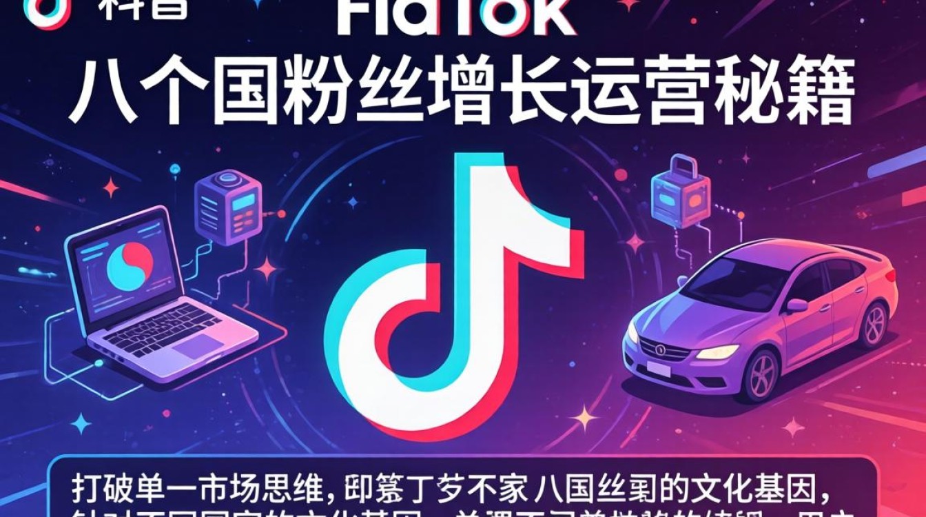 TikTok 八个国家 粉丝增长运营秘籍