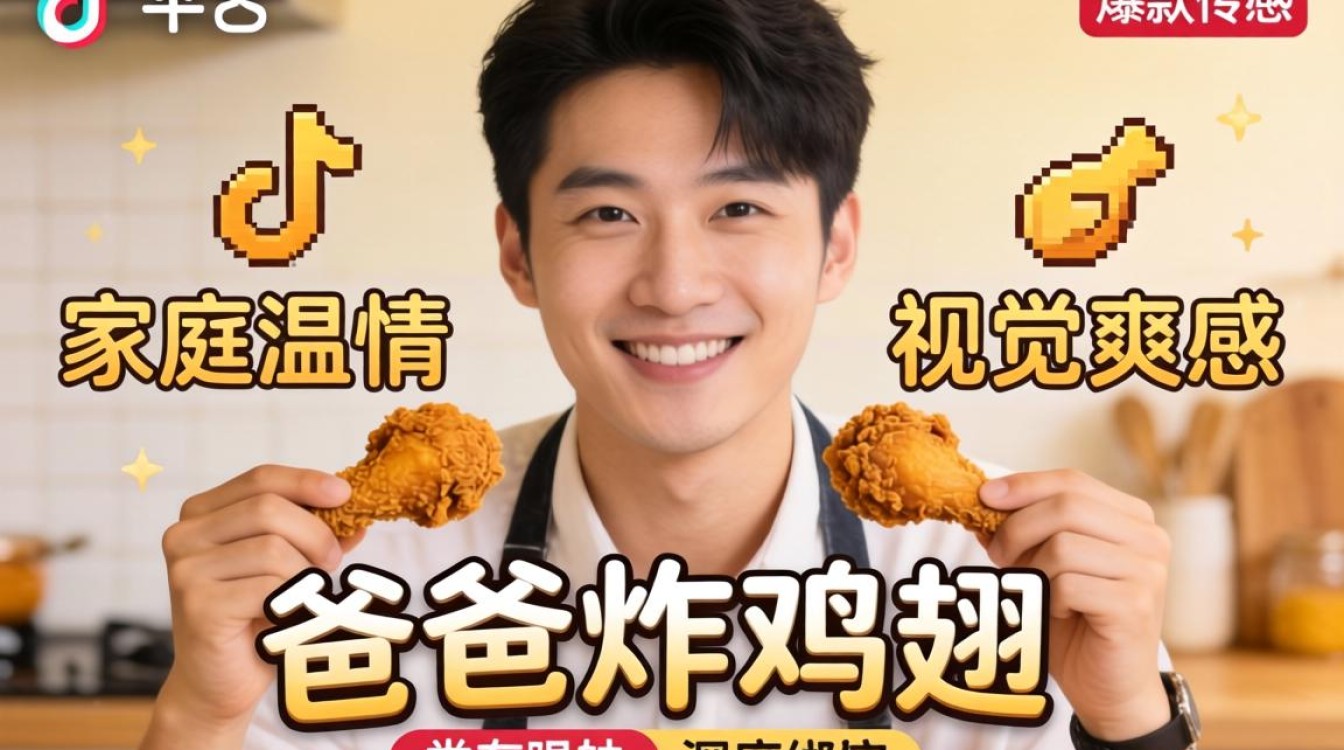 爸爸炸鸡翅 TikTok 脚本创作