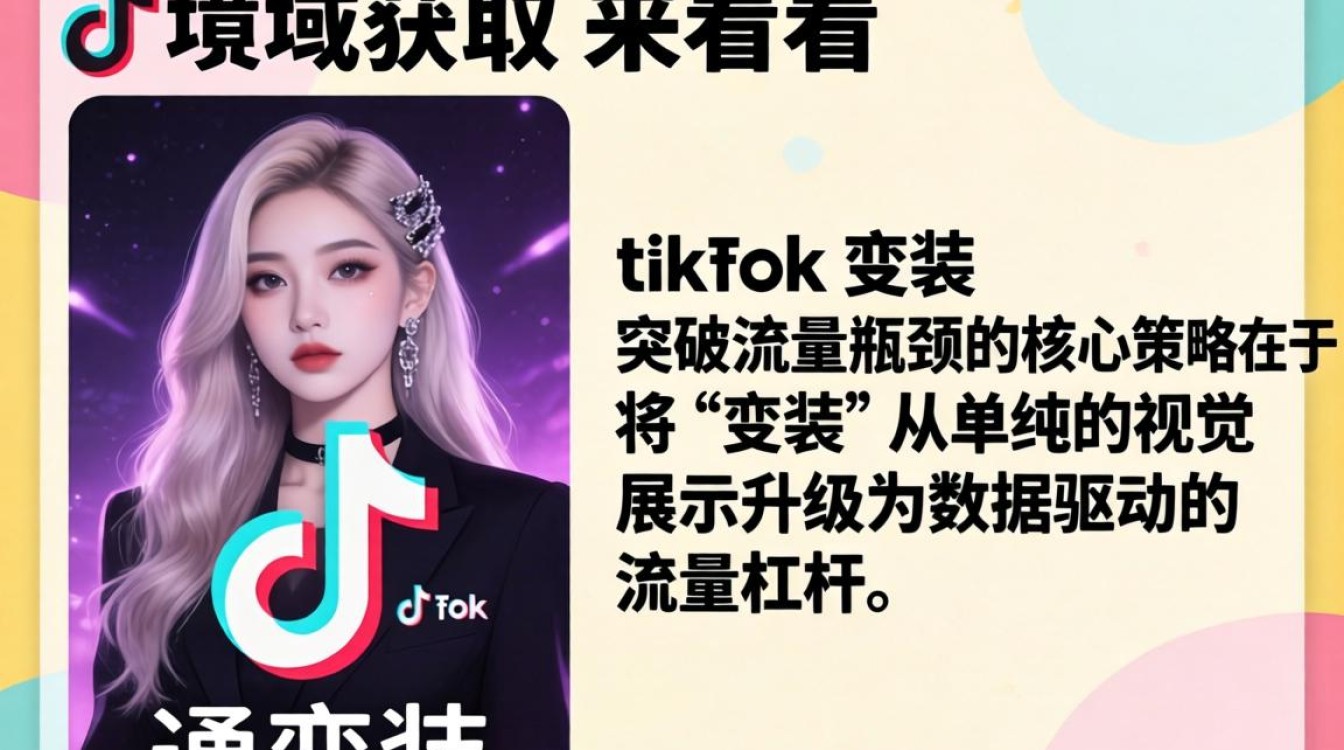 公域获取 TikTok 变装突破流量瓶颈