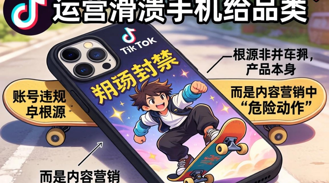 滑板手机壳 TikTok 如何避免违规被封