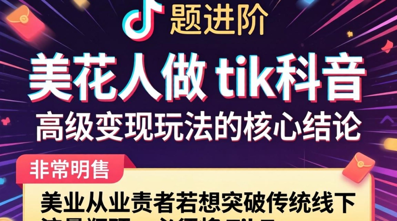 TikTok美业运营进阶与流量变现